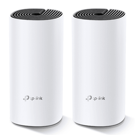 TP-LINK | Whole Home Mesh WiFi System | Deco M4 (2-Pack) | 802.11ac | 300+867 Mbit/s | 10/100/1000 Mbit/s | Ethernet LAN (RJ-45) ports 2 | Mesh Support No | MU-MiMO Yes | No mobile broadband | Antenna type 2xInternal | No