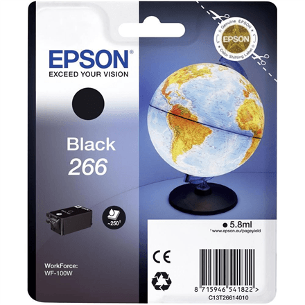 Epson 266 ink cartridge, black, 5.8 ml