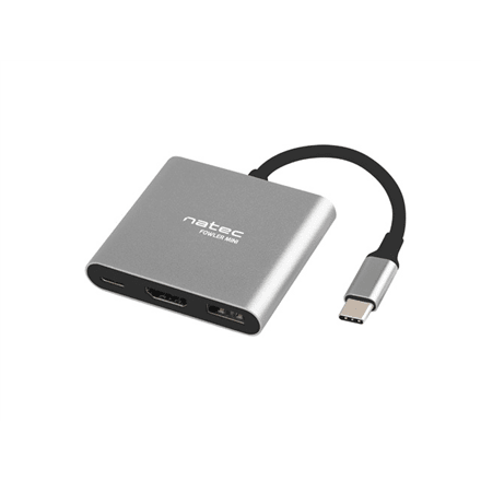 Natec NMP-1607 USB-C multiport adapter, HDMI, USB-A, hall