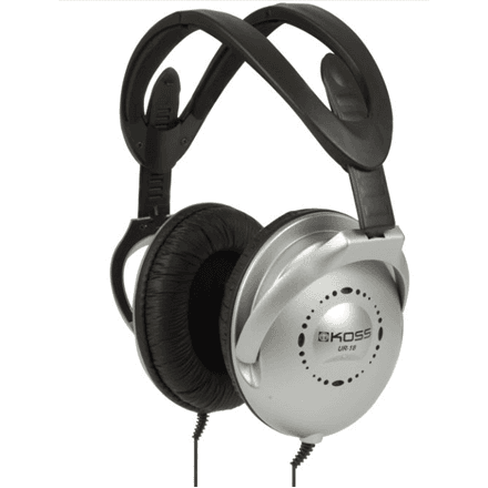 Koss UR18 headphones, silver
