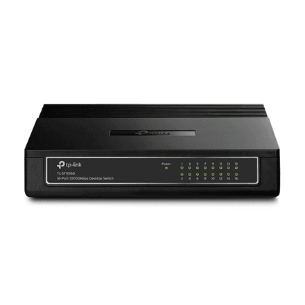TP-LINK TL-SF1016D 16-Port 10/100 Mbps Desktop Switch