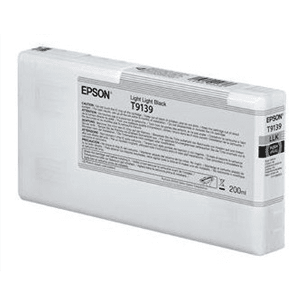Epson T9139 tindikassett, helehall must (Light light Black), 200 ml