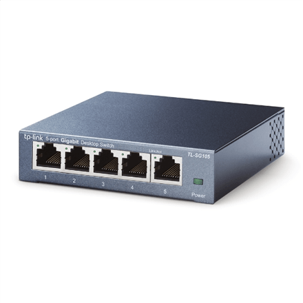 Коммутатор TP-LINK TL-SG105, 5 портов Gigabit Ethernet