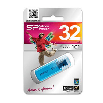 Silicon Power Helios 101 USB 2.0 mälupulk 32 GB, sinine