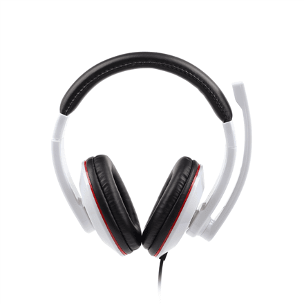 Gembird MHS-001-GW wired stereo headset, glossy white