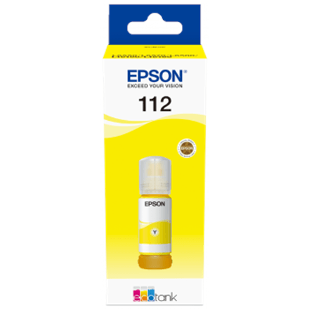Epson 112 EcoTank tindipudel, kollane, 70 ml
