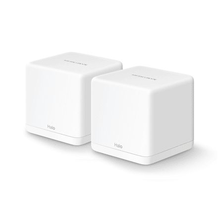 Mercusys Halo H30G 2-Pack AC1300 Mesh Wi-Fi System, White