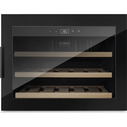 Caso WineSafe 18 EB built-in wine cooler, 18 bottles, 5–20 °C