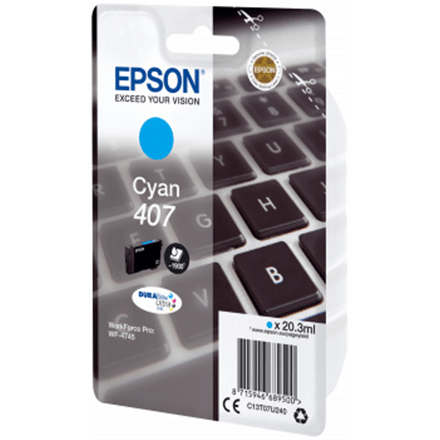 Epson C13T07U240 WF-4745 tindikassett, tsüaan, 1900 lk