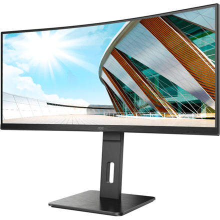 AOC CU34P2A 34" VA kõverekraan 3440 x 1440, 100 Hz