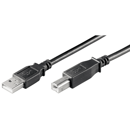 Кабель Goobay USB 2.0 Hi-Speed USB-A — USB-B, 3 м, чёрный
