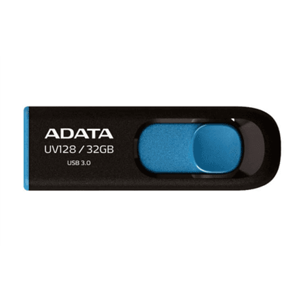ADATA UV128 128 GB USB-mälupulk, must-sinine