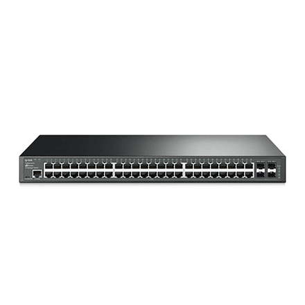 TP-LINK T2600G-52TS Managed L2 Rackmount Switch, 48 Gigabit Ports