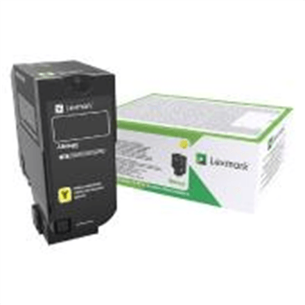 Lexmark 84C2HYE Corporate toner cartridge, yellow, 16000 pages