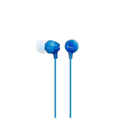 Sony MDR-EX15LP in-ear headphones, blue