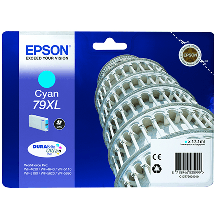 Epson 79XL ink cartridge, cyan, 17.1 ml