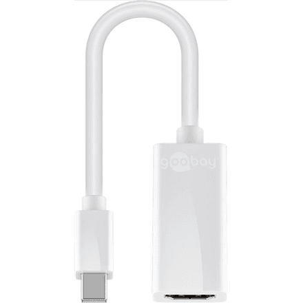 Переходной кабель Mini DisplayPort – HDMI Goobay, Full HD, белый, 51729