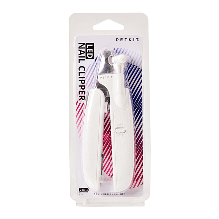 PETKIT PK403 pet nail clipper with LED light, white