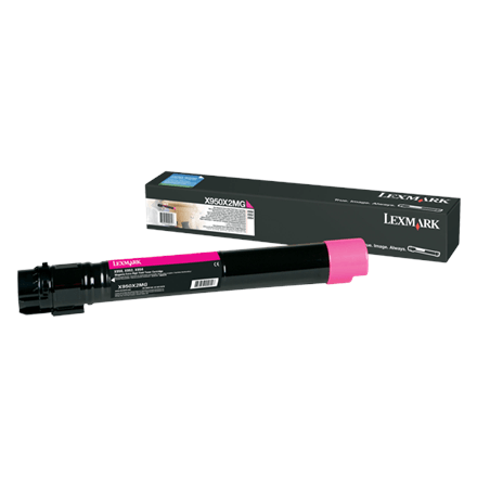 Lexmark X950X2MG toonerikassett, magenta, 22000 lk