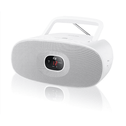 Raadiomakk Muse MD-202RDW, CD, valge