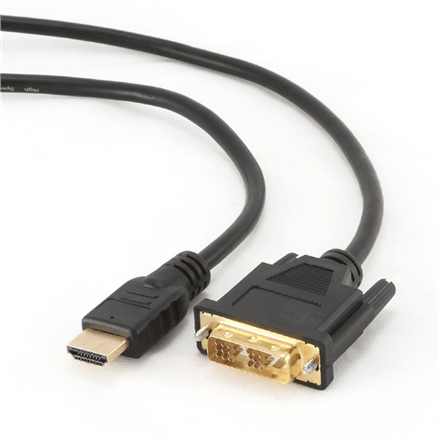Cablexpert | HDMI to DVI cable (Single Link) | HDMI 19pin male | DVI 18+1pin male | HDMI to DVI-D | 0.5 m
