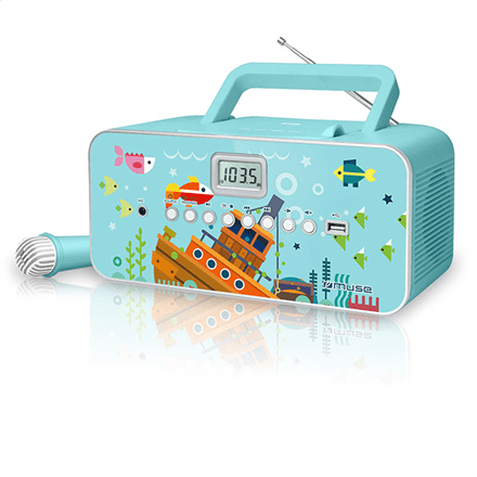 Muse M-29KB kaasaskantav raadio CD/MP3-mängija USB-ga, 30 W