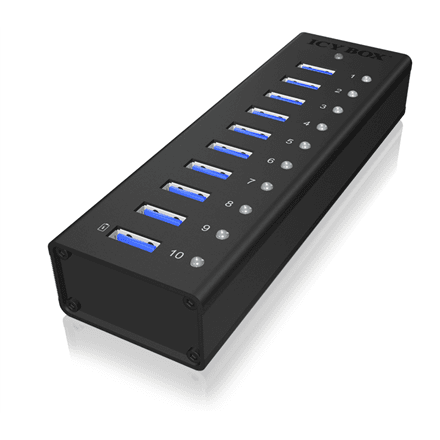 USB-jagaja Raidsonic Icy Box IB-AC6110, 10 porti