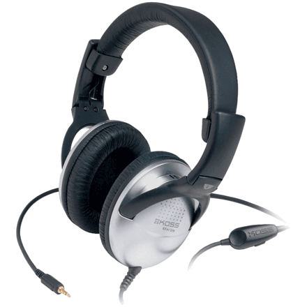 Koss UR29 headphones, black/silver