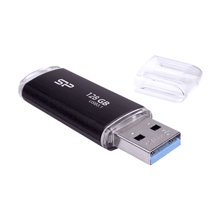 Silicon Power Blaze B02 128 GB USB-mälupulk, must