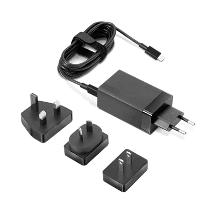 Lenovo USB-C AC Travel laptop power adapter, 65 W