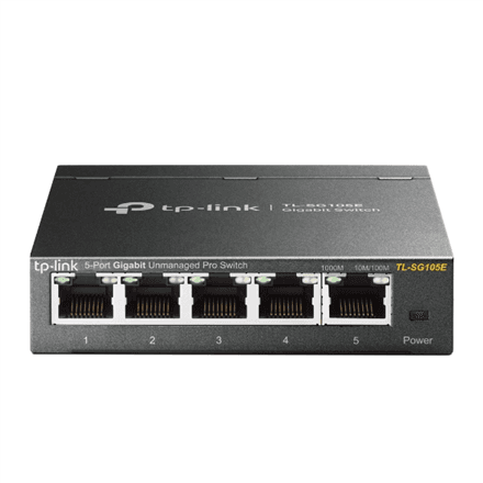 TP-Link TL-SG105E 5-pordiline veebihallatav switch, seinale