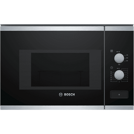 Bosch BFL520MS0 built-in microwave oven, 20 L, 800 W, stainless steel