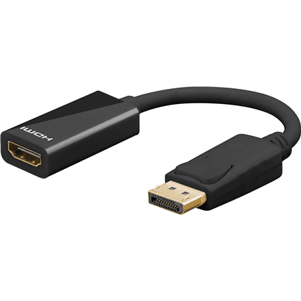 Переходной кабель DisplayPort – HDMI Goobay, 4K, 0,1 м, 67881