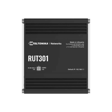 Teltonika RUT301 tööstuslik ruuter, 5 Etherneti porti