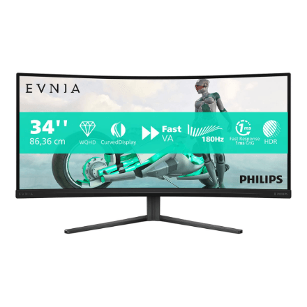 Монитор Philips 34M2C3500L/00 34" VA 21:9 180 Гц 3440x1440
