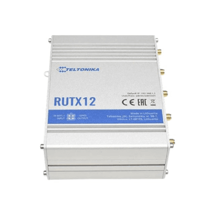 4G-роутер Teltonika RUTX122, два модема LTE Cat 6