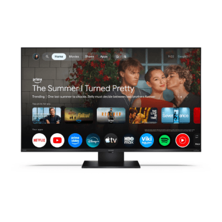 Sharp 43JR7265E TV, 43″, 4K QLED, Google TV