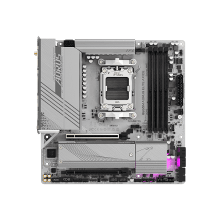 Gigabyte B650M A ELITE AX ICE motherboard, AM5, DDR5