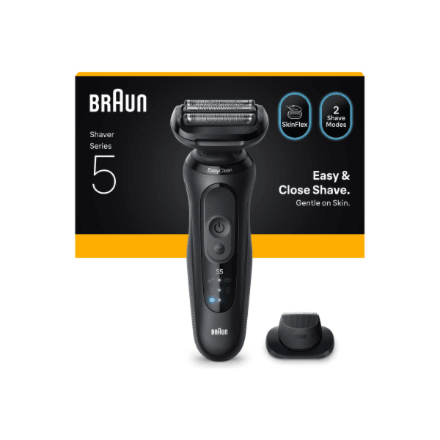Braun Series 5 52-N1200s pardel, märg ja kuiv, 50 min, must