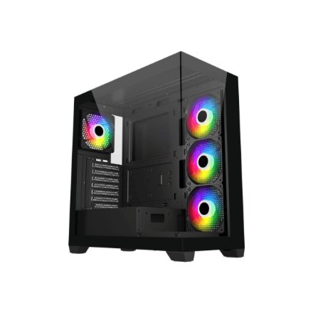 FSP M340-BA mid-tower case, ATX / Micro-ATX / Mini-ITX, black
