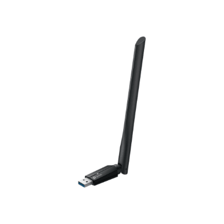 TP-LINK BE6500 Tri-Band Wi-Fi 7 High Gain Wireless USB Adapter | Archer TBE400U Plus | 2.4 GHz, 5 GHz, 6 GHz | 802.11ax | MU-MiMO No | no PoE | Antenna type High-Gain Tri-Band