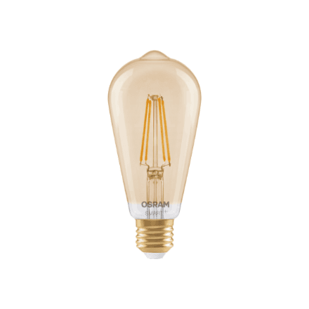 Osram SMART+ Matter Filament Classic Edison 53 Gold smart bulb, E27, 6 W