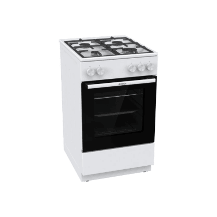 Gorenje GG5A10WFFM | Cooker | Hob type Gas | Oven type Gas | White | Width 50 cm | Depth 59.4 cm | Grilling | 70 L