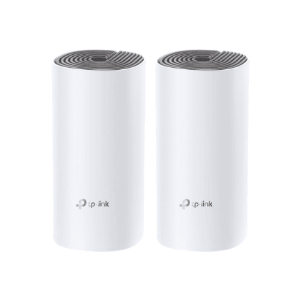TP-LINK | C1200 Whole Home Mesh Wi-Fi System | Deco E4 (2-pack) | 802.11ac | 867+300 Mbit/s | 10/100 Mbit/s | Ethernet LAN (RJ-45) ports 2 | Mesh Support Yes | MU-MiMO Yes | No mobile broadband | Antenna type 2xInternal
