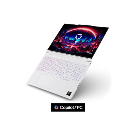Lenovo Legion 7 16AGP11 AMD | Glacier White | 16 " | OLED | WQXGA | 2560 x 1600 pixels | Glossy | AMD Ryzen AI 7 | 450 | 32 GB | Soldered LPDDR5X | Solid-state drive capacity 1000 GB | NVIDIA GeForce RTX 5060 | GDDR7 | 8 GB | Windows 11 Home | 802.11be | Bluetooth version 5.4 | Keyboard language English | Keyboard backlit | Warranty 24 month(s) | Battery warranty 12 month(s)