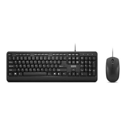 Lenovo 160 Combo must klaviatuur ja hiir USB