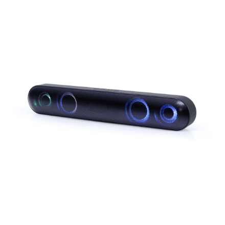 Gembird SPKBT-BAR400L kaasaskantav Bluetooth-kõlariba, 5 W, must