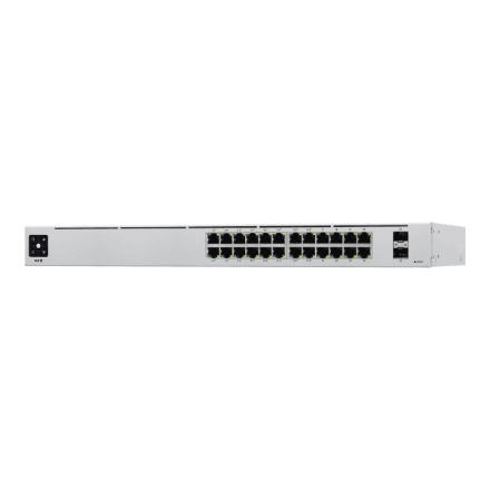 Ubiquiti USW-24-PoE managed switch, 24 ports, 16 PoE+