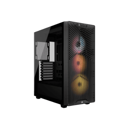 Corsair 3200D RS ARGB mid-tower case, smoked glass, ARGB lighting
