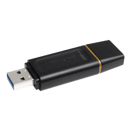 Kingston DataTraveler Exodia 128 GB USB-mälupulk, must